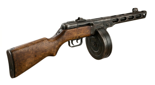 Iconic Soviet PPSh-41 Submachine Gun