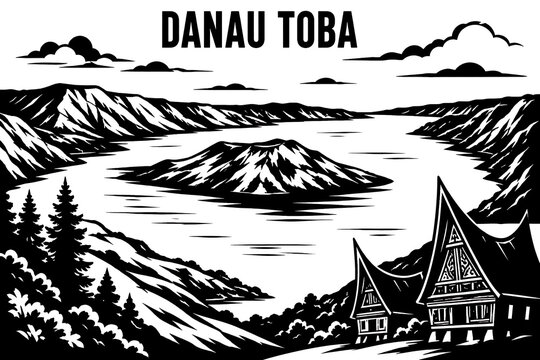 Lake Toba is the largest volcanic lake in the world and the largest lake in Southeast Asia located in North Sumatra