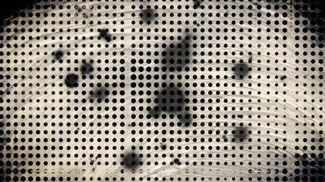 Abstract Pattern of Dots and Streaks with Dark Spots.
