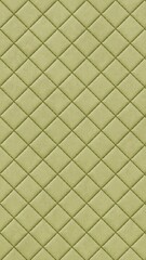Fototapeta premium Light Green Quilted Fabric Texture Background with Elegant Diamond Stitch Pattern Illustration
