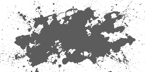 Fototapeta premium Abstract Black Ink Splash Background With Grunge Paint Splatter Texture And Modern Artistic Design