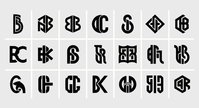 Monogram Letter Designs: Alphabet Initials, Typography, and Custom Logos