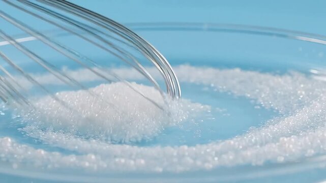 Pearl Powder Dissolving Concept Animation: Swirling Suspension Fluid Effect