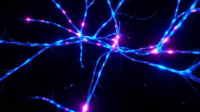 Fluorescent Neuron Synapses: Cosmic Signal Transmission