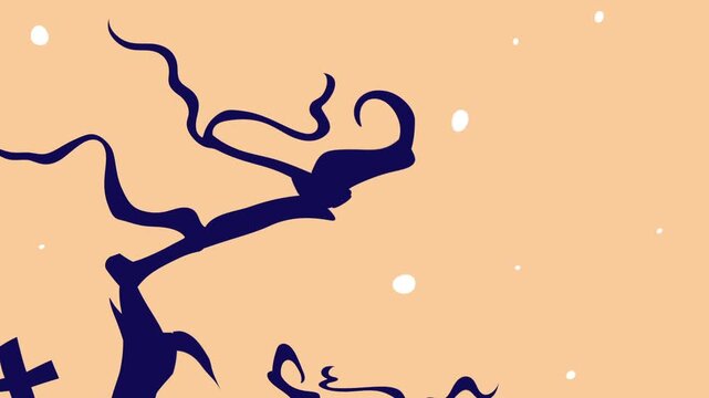 halloween background motion