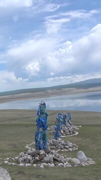 A captivating glimpse of Lake Khuvsgul, Mongolia.