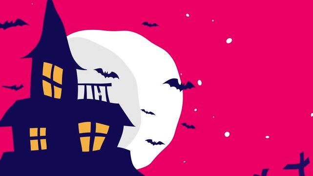 halloween background motion