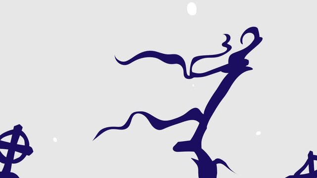 halloween background motion
