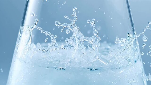 Supercooled Water Flash Freezing: Crystalline Expansion