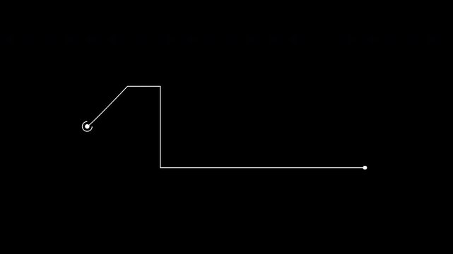 Angled Pointer Line Callout Animation for Annotation and Information Labels