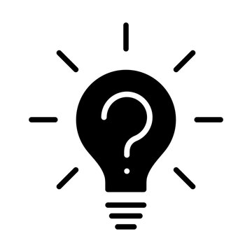 Answer icon vector. Search for an answer illustration sign. Solution symbol. Task logo.