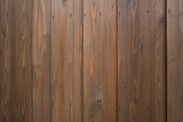 Fototapeta premium Brown pine wood pattern fence background