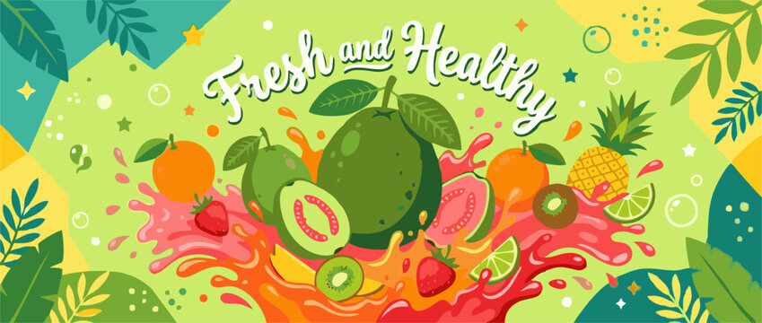 Mixed Guava. Label Design 5.eps
