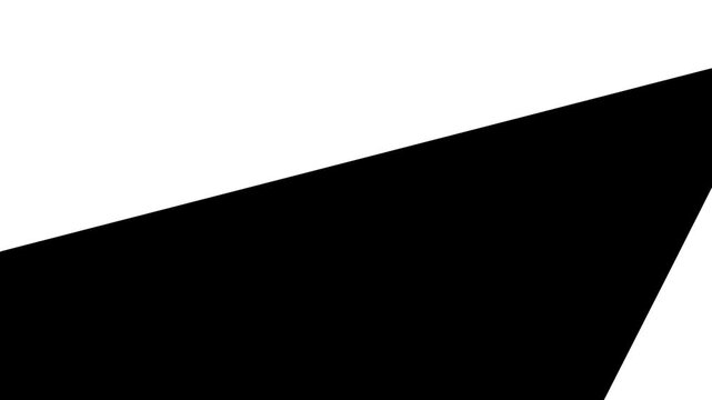 Two slightly different transition effects in the form of growing spikes or sharp triangles.