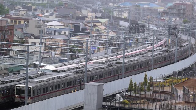 Ferrovia in Tokyo giappone