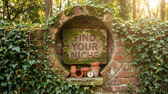 Finding your niche in a green garden, identifying purpose and career path using an old compass