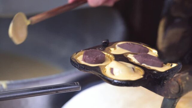 Preparazione biscotti artigianali Giapponesi a Tokyo