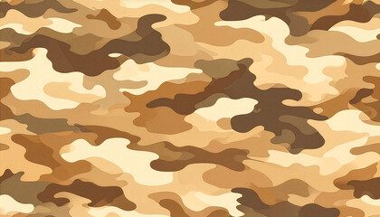 Fototapeta premium Desert Camouflage Pattern Background 02