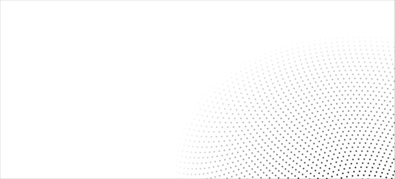 Flowing dots particles wave pattern halftone gradient curve shape isolated on white background. Vector in concept of technology, science, music, modern. dots vector modern
