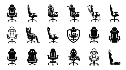 Obraz premium Gaming Chairs Collection: Ergonomic, Modern, and Stylish Seating Options