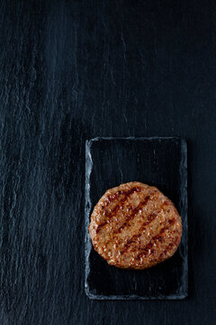 Fried beef patty