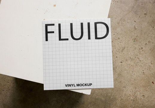 Mockup Of Customized Album Cover