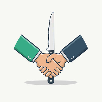 Betrayal in Business: Handshake with a Hidden Knife