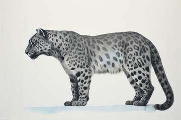 Fototapeta premium Leopard wildlife mammal animal.