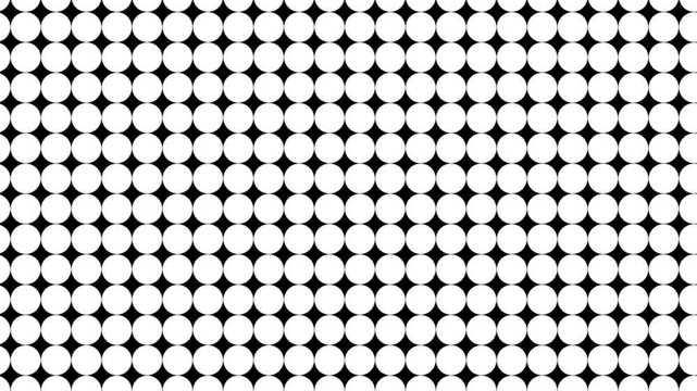 Set of Five Halftone Dots Transition Motion Design: White Halftone Dots Transition Black Background Creating Smooth Reveal Effect for Motion Graphics and Creative Video Production and Editing