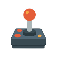 Retro arcade joystick game controller. © daksarupa