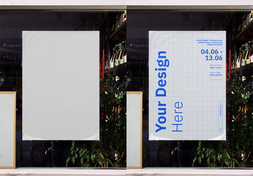 Mockup Of Customizable Poster