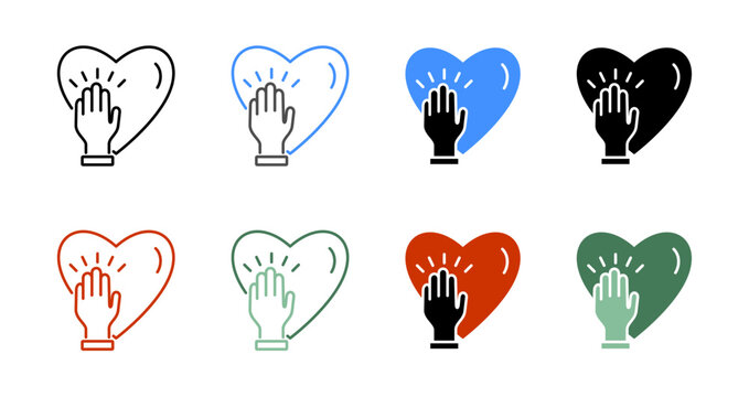 Loyality and Honesty Icon Vector Illustration Editable
