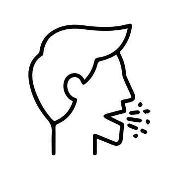 Sneeze and cough icon
