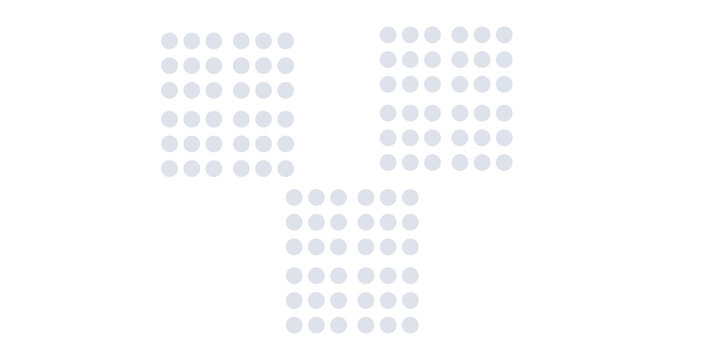 Dots grid blocks composition for modern ui and poster layouts.