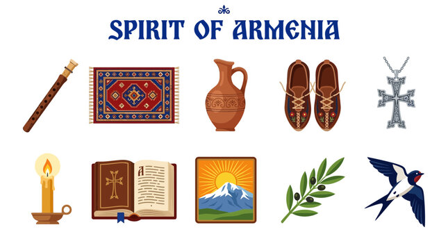 Spirit of Armenia Cultural Symbols Collection.