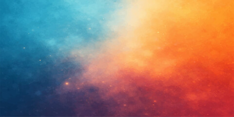 Fototapeta premium Abstract colorful watercolor sky and cloud background with fire smoke light sun storm and textured space design