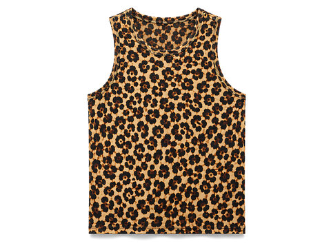 Leopard print women's sleeveless tank top or cami with sleeveless clothing camisole womenswear seasonal summerwear