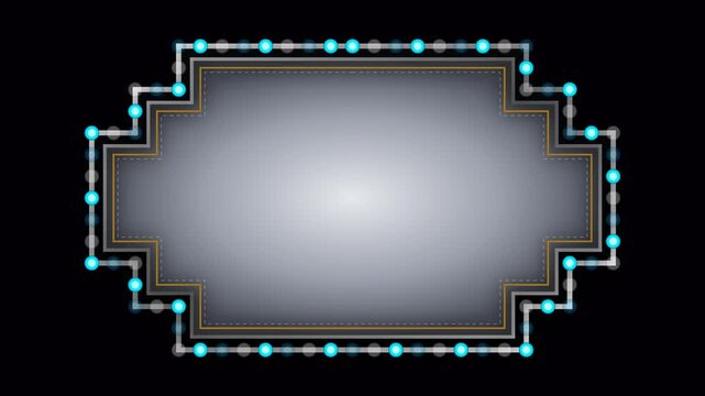 Pearl silver 1920s Art Deco stepped retro marquee frame.