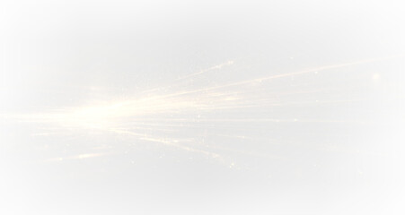 Fototapeta premium Orange neon motion lines with golden glow and speed streak effect PNG