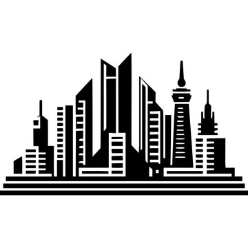 Manama Skyline Icon Vector