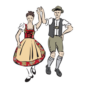 Trachten T&auml;nzer beim Trachtenfest 2026