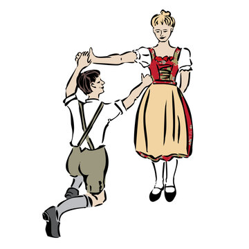 Trachten T&auml;nzer beim Trachtenfest 2026