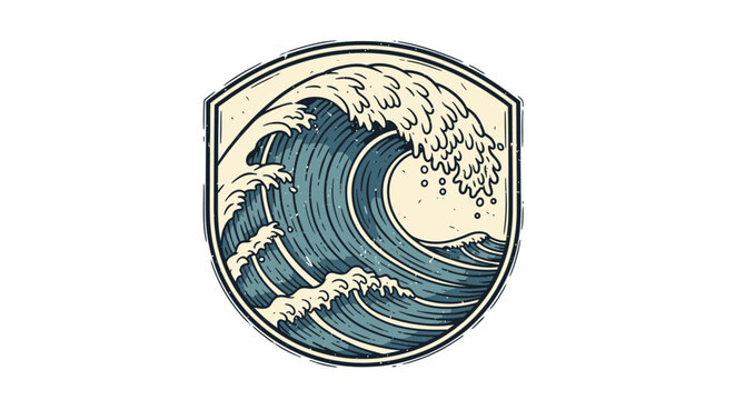 a blue wave crashing in the ocean.