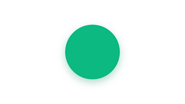 Premium transparent background verified badge animation featuring a geometric morphing scalloped circle and crisp white checkmark.