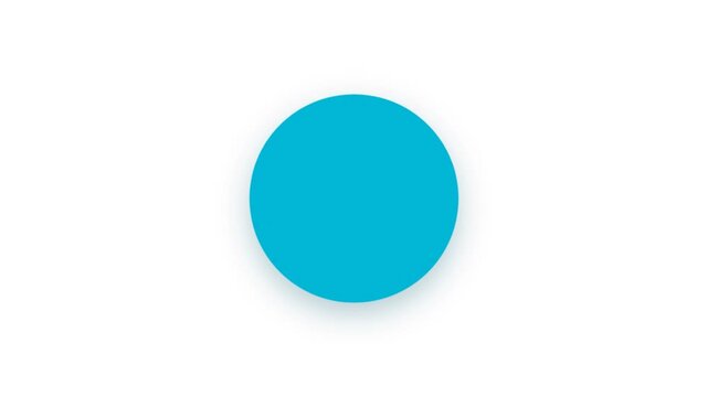 Premium transparent background cloud download badge animation featuring a geometric morphing cloud and crisp white download arrow.