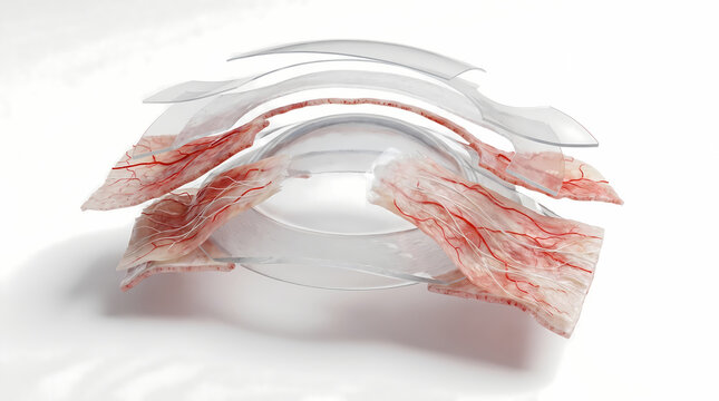 Layered ICL Implants for Vision Correction