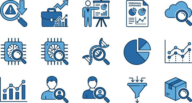 Data analysis research for finance growth charts and business process management.