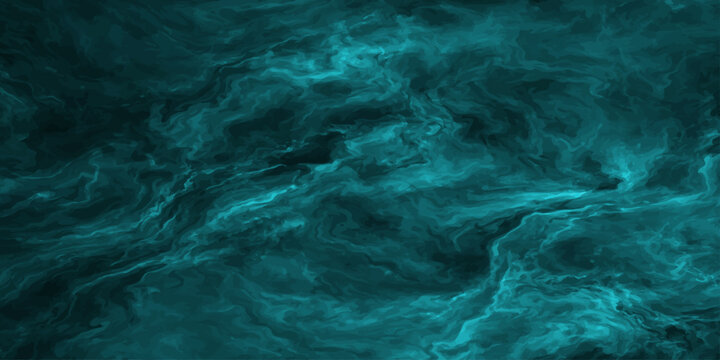 Abstract blue water surface texture with clear ripples and light reflections in a swimming pool or summer ocean