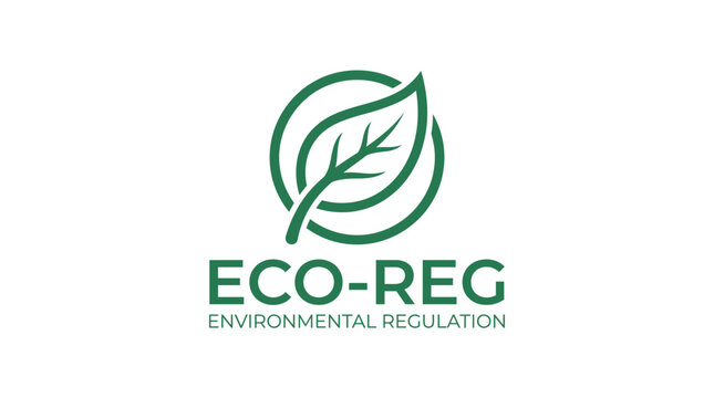 Eco Reg Environmental Regulation Logo Design.