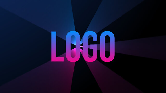 Logo Light Rays 1 &ndash; Cinematic Light Beam Logo Reveal Animation, Glowing Rays and Shine Effects for Elegant Branding Intro and Video Presentation